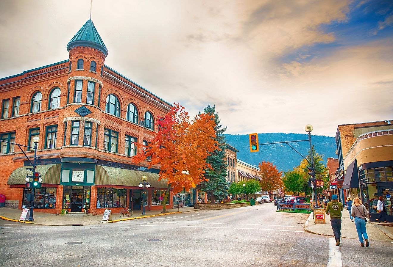 Historic small-town main street